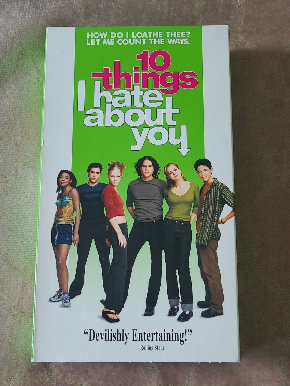1999 "10 Things I Hate About You" VHS Tape.